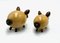 Salt and Pepper Pigs Shakers, 1970s, Set of 2 4