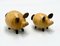 Salt and Pepper Pigs Shakers, 1970s, Set of 2 3