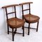 19th Century Fumeuses Smoker's Chairs in Oak, Set of 2, Image 10