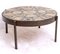 20th Century Circular Table in Wrought Iron & Enameled Ceramic by Jacques Blin, Image 1