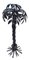 Lampe Palm Hollywood Regency par Hans Kogl, 1970s 1