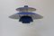 Vintage Danish Blue Ceiling Pendant PH5 by Poul Henningsen for Louis Poulsen, 1960s 3