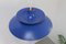 Vintage Danish Blue Ceiling Pendant PH5 by Poul Henningsen for Louis Poulsen, 1960s, Image 6