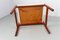 Vintage Danish Teak and Bouclé Stool by Spøttrup, 1960s, Image 8