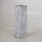 Pedestal gustaviano vintage en blanco y gris, Imagen 5