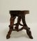 Primitive Stools with Round Slab Seat and Legs Constructed from Vines, 1960s, Set of 4, Image 7