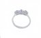 Sapphires, Diamonds, 18 Karat White Gold Modern Ring, Image 3
