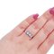 Sapphires, Diamonds, 18 Karat White Gold Modern Ring, Image 5