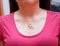 Collana con ciondolo in oro rosa 18 carati, rubini, diamanti, Immagine 5