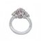 Platinum Ring with Ruby & Diamonds, 1970s, Image 3