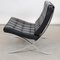 Barcelona Lounge Chair in Black Leather by Ludwig Mies van der Rohe, 2000s 11