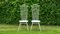 Vintage Mid-Cency Garden Chairs in Metal-Iron, 1950s, Set of 2 1