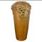 Große goldene Jugendstil Keramik Terrakotta Vase von Desrousseaux, Frankreich, 1900er 1