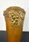 Large Art Nouveau Golden Ceramic Terracotta Vase by Desrousseaux, France, 1900s 7