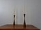 Danish Filigree Teak Candleholders, 1960s, Set of 2, Image 5