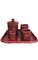 19th Century Napoleon III French Red Earthenware Ashtrays from De Bruyn Fives, 1860s, Set of 5, Image 1