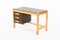 Desk in Beech and Brown Laminate attributed to André Sornay, 1950s 5
