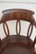 Victorian Mahogany Revolving Office Chair, 1880s, Image 8