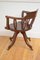 Victorian Mahogany Revolving Office Chair, 1880s 11