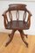 Victorian Mahogany Revolving Office Chair, 1880s 1