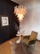 Vintage Italian Murano Chandelier with Pink Glass Petals, 1990s, Image 3