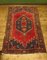 Vintage Turkish Rug in Reds and Blues, 1920s 5