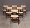 Mid-Century Danish Rosewood Veneer Dining Chairs, Set of 6 1
