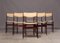 Mid-Century Danish Rosewood Veneer Dining Chairs, Set of 6, Image 4