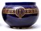 Large Dark Cobalt Blue Cache-Pots from Sarreguemines, 1800s, Set of 2 5