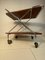 Chariot Scandinave Vintage en Chrome et Bois 7