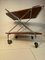 Vintage Scandinavian Chrome and Wood Trolley 7