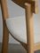 Galta Stuhl aus naturbelassener Eiche mit grauem Stoffbezug von SCMP Design Office für Kann Design 3
