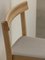 Galta Stuhl aus naturbelassener Eiche mit grauem Stoffbezug von SCMP Design Office für Kann Design 5