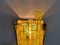 Gelbe dänische Wandlampe aus Acryl & Metall von Claus Bolby für Cebo Industri, 1960er 8