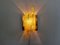 Lampada da parete gialla in acrilico e metallo di Claus Bolby per Cebo Industri, anni '60, Immagine 9