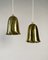 Scandinavian Pendants with Perforated Brass Shades by Boréns, 1960s, Set of 2 2