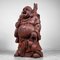 Wooden Hotei Buddha Temple Statue, Japan, 1930s, Image 9