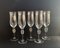 German Crystal Champagne Glasses by Gallo, 1980s, Set of 5 3