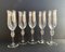German Crystal Champagne Glasses by Gallo, 1980s, Set of 5 1