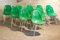 Grüne Vintage Stühle von Charles & Ray Eames für Herman Miller, 1960er, 60er Set 13
