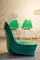Sillas vintage en verde de Charles and Ray Eames para Herman Miller, años 60. Juego de 60, Imagen 2