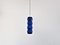 Blue Colored Murano Glass Pendant Lamp, Sweden, 1960s 6