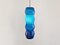Lámpara colgante de cristal de Murano en azul, Suecia, años 60, Imagen 4