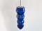 Lámpara colgante de cristal de Murano en azul, Suecia, años 60, Imagen 2