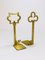 Mid-Century Austrian Brass Key Bookends, 1950s, Set of 2, Image 6