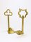 Mid-Century Austrian Brass Key Bookends, 1950s, Set of 2 16