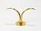 Swedish Liljan Brass Candlesticks by Ivar Åhlenius Björk, 1950s, Set of 2 17