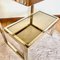 Gold Plated Side Table from Belgochrom, 1970s, Image 2