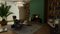 Lámpara de techo Palmette con 104 vasos ahumados, años 80, Imagen 8