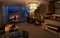 Lampada da soffitto Palmette con 104 bicchieri trasparenti e ambrati, anni '80, Immagine 2